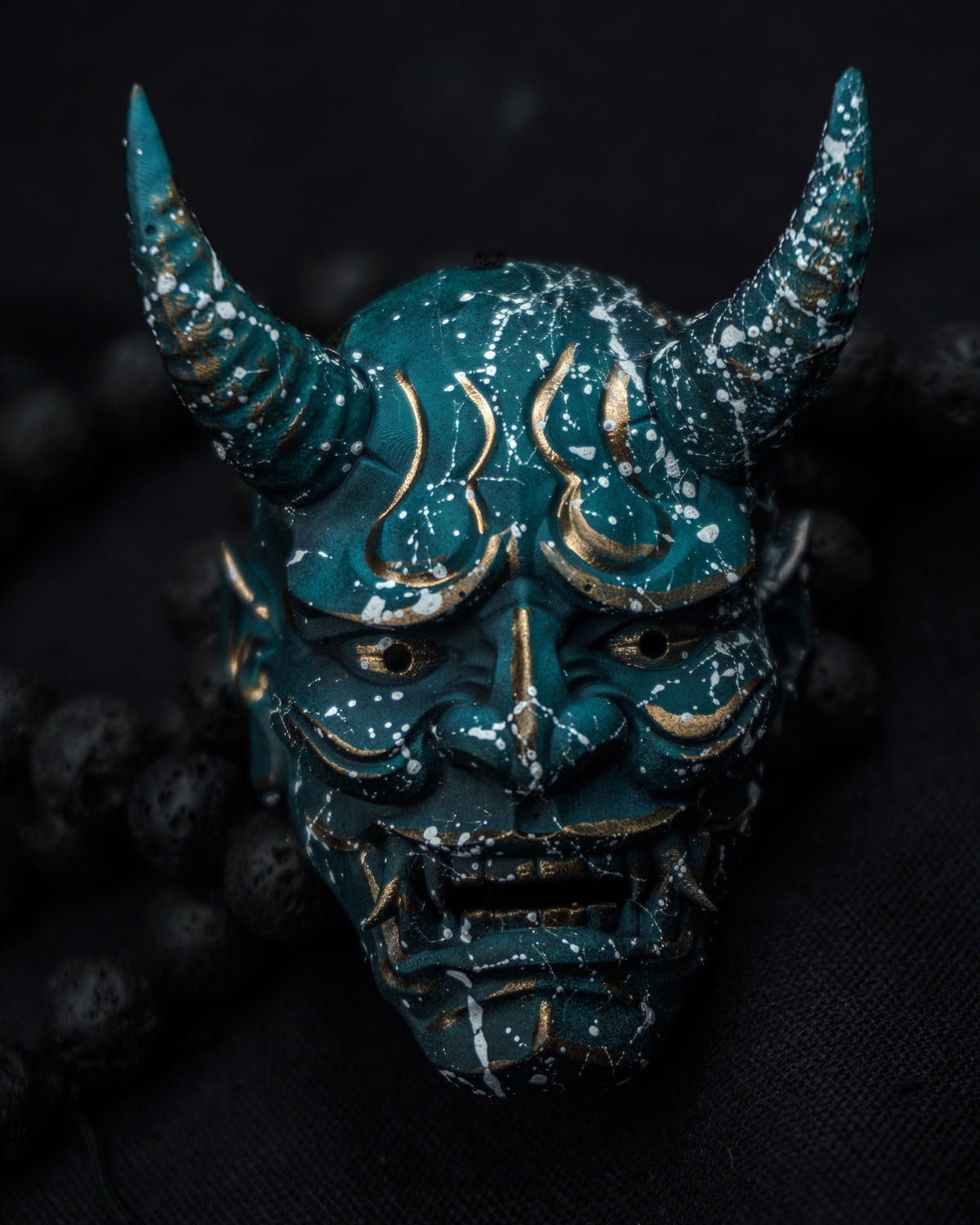 Japanese Hannya- Noh Mask Pendant Necklace