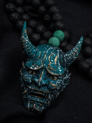 Japanese Hannya- Noh Mask Pendant Necklace