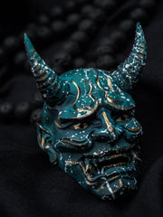 Japanese Hannya- Noh Mask Pendant Necklace