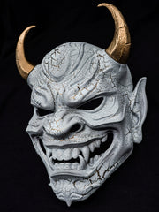 White Dragon - Hannya Mask, Japanese Traditional Collectible Mask